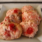 Christmas Chocolate Chip Cherry Cookies 