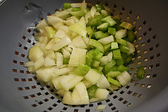 onions and celery