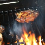 grilling chicken
