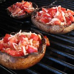 stuffed portabella mushroom