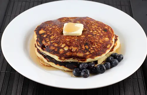 Butter Milk Blueberry Pancake Recipe
