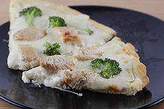 Chicken Alfredo Broccoli Pizza Recipe