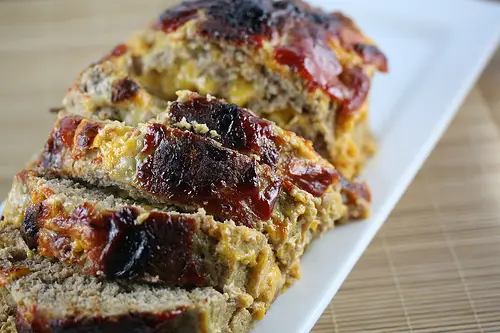 Cheesy Turkey Meatloaf 