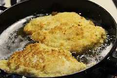 panko bread crumbs and chicken breasts