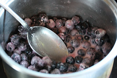 cooking blue berries