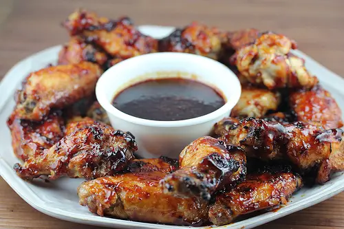 Grilled Honey BBQ Chicken Wings 