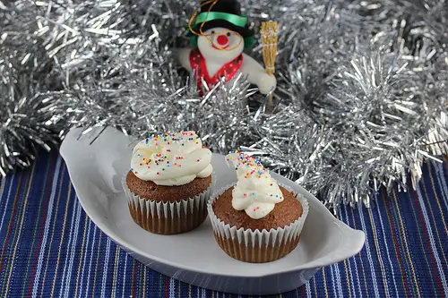 Gingerbread Cupcakes with Cream Cheese Frosting Recipe