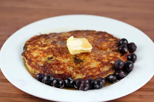 Blueberry Oatmeal Pancake Recipe