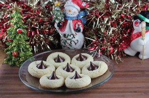 Simple Sugar Cookies with Kisses Recipe