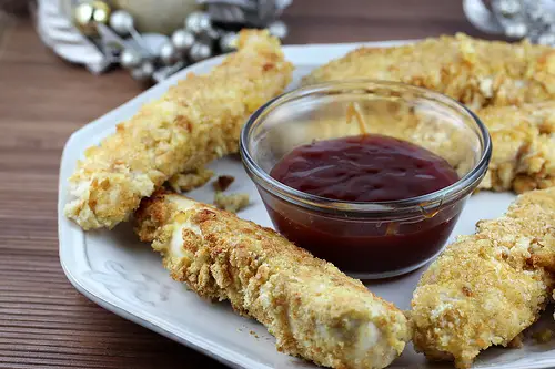 Crunchy Baked Chicken Strips Recipe