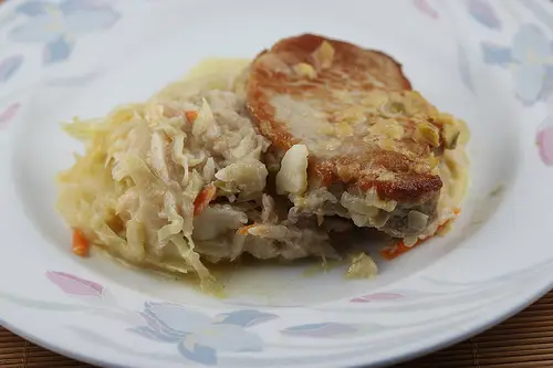 One Dish Baked Pork Chop Dinner Recipe