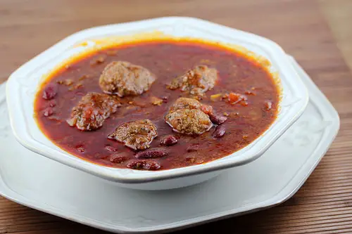 chili and meatballs casserole recipe