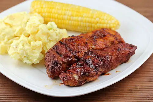 Grilled Barbecued country style ribs recipe