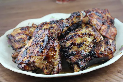 grilled chicken with balsamic barbeque sauce