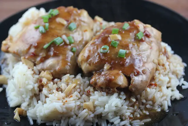oriental chicken thighs recipe