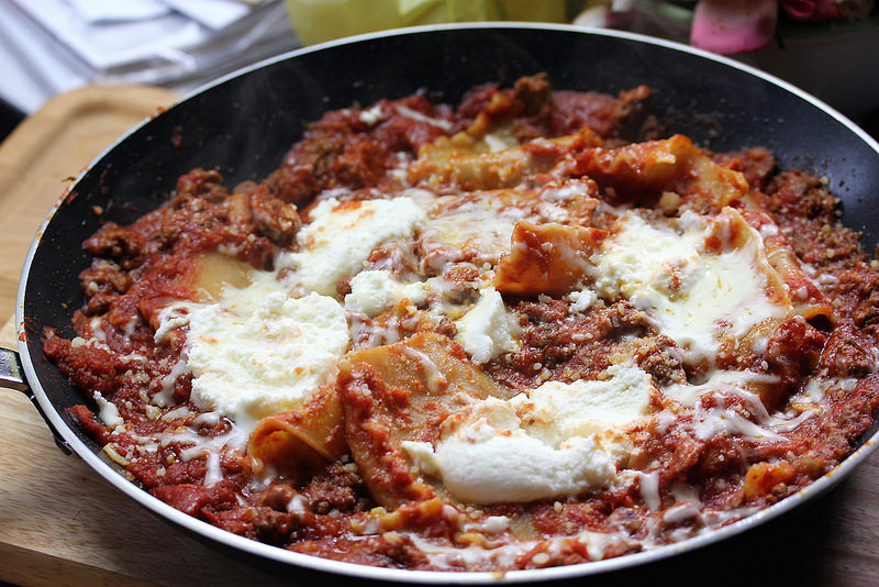 skillet lasagna for two picture 2