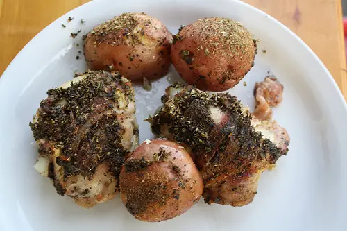 simple-bacon-and-potato-roast-chicken-recipe