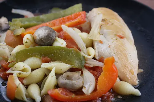 chicken and peppers
