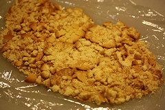 crushed cookies