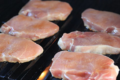grilling pork chops