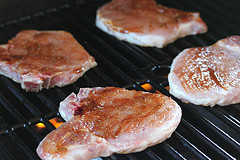 grilling pork