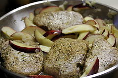 pork and apples