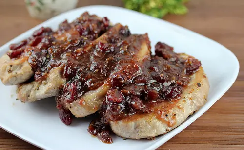 Cranberry Glazed Pork Chops Recipe