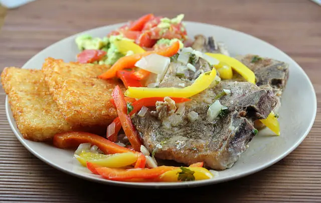 pork chops with vinegar and sweet peppers recipe