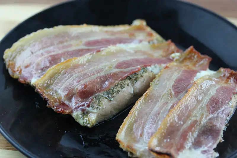 bacon wrapped salmon