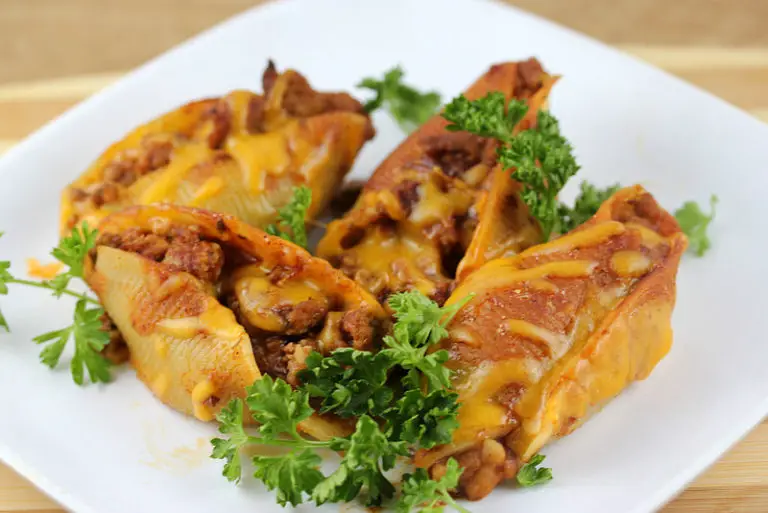 Simple Turkey Enchilada Stuffed Shells Recipe Cully's Kitchen