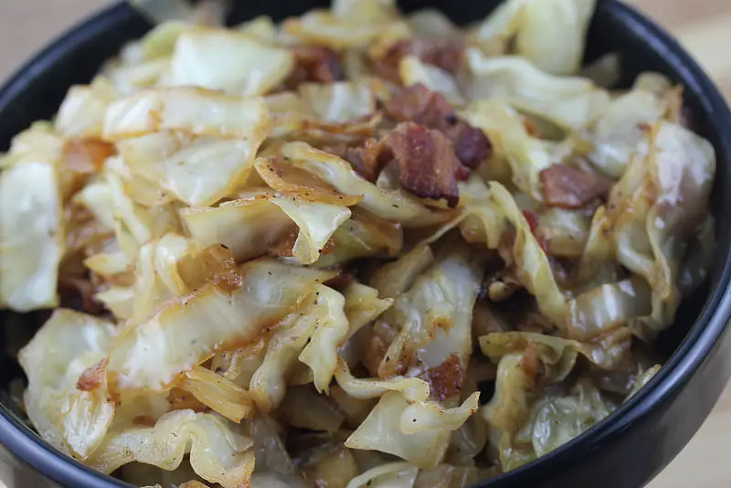 Fried Cabbage with Bacon Onion and Garlic Cully's Kitchen