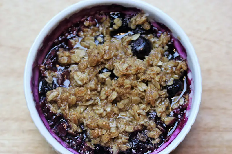 blueberry crumble recipe picture