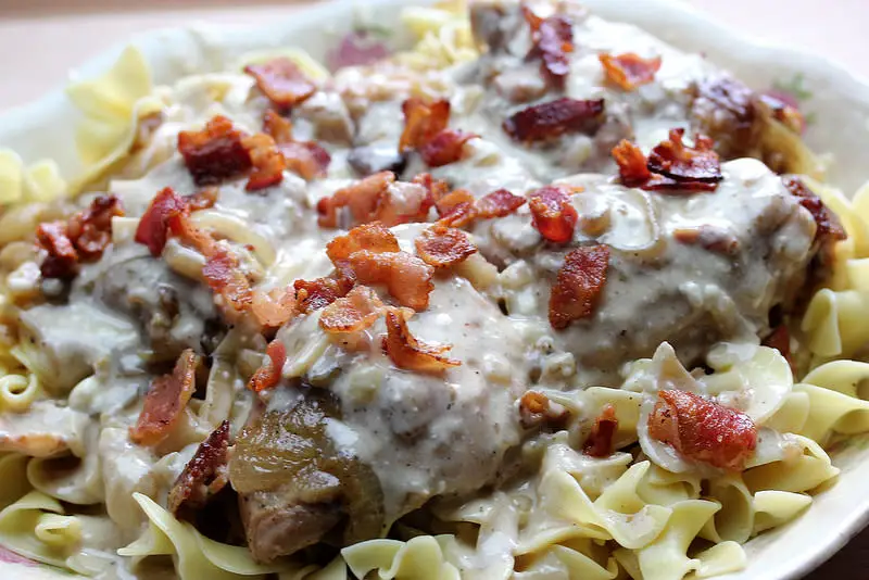 Slow Cooker Smothered Chicken with Bacon and Onions Cully's Kitchen