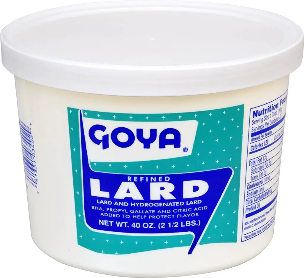 Goya Manteca Refined Lard