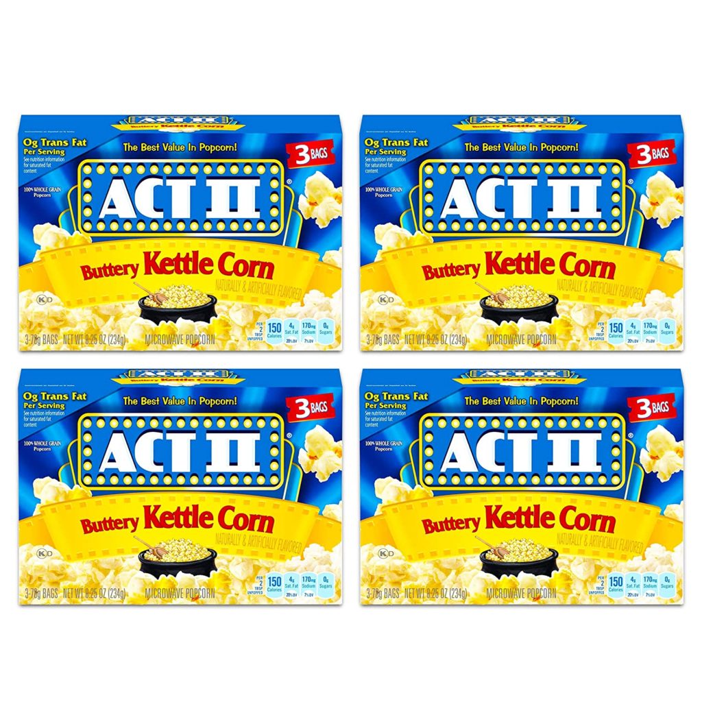 Act II Buttery Kettle Corn Microwave Popcorn