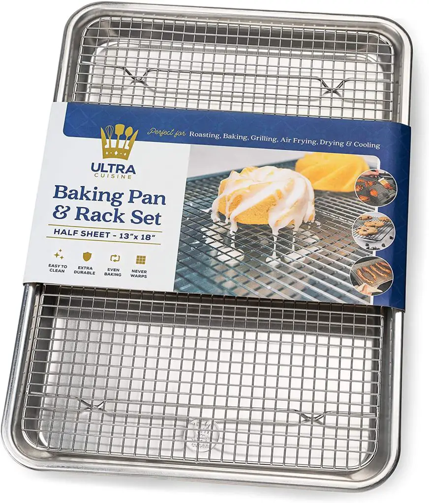 Baking Pan with Cooling Rack Set