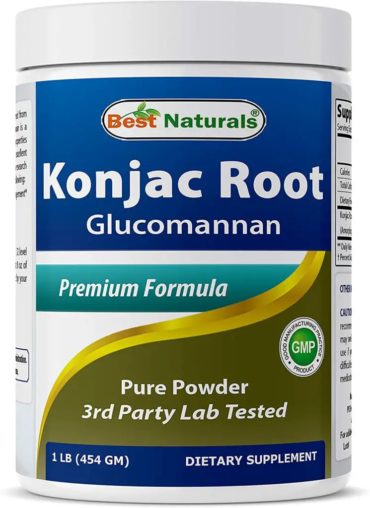 Best Naturals Konjac Root Glucomannan Powde