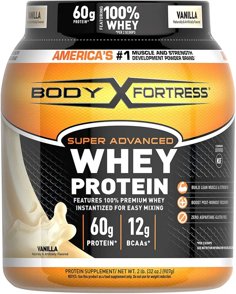 Body Fortress Super Advanced Whey Protein Powder, Vanilla