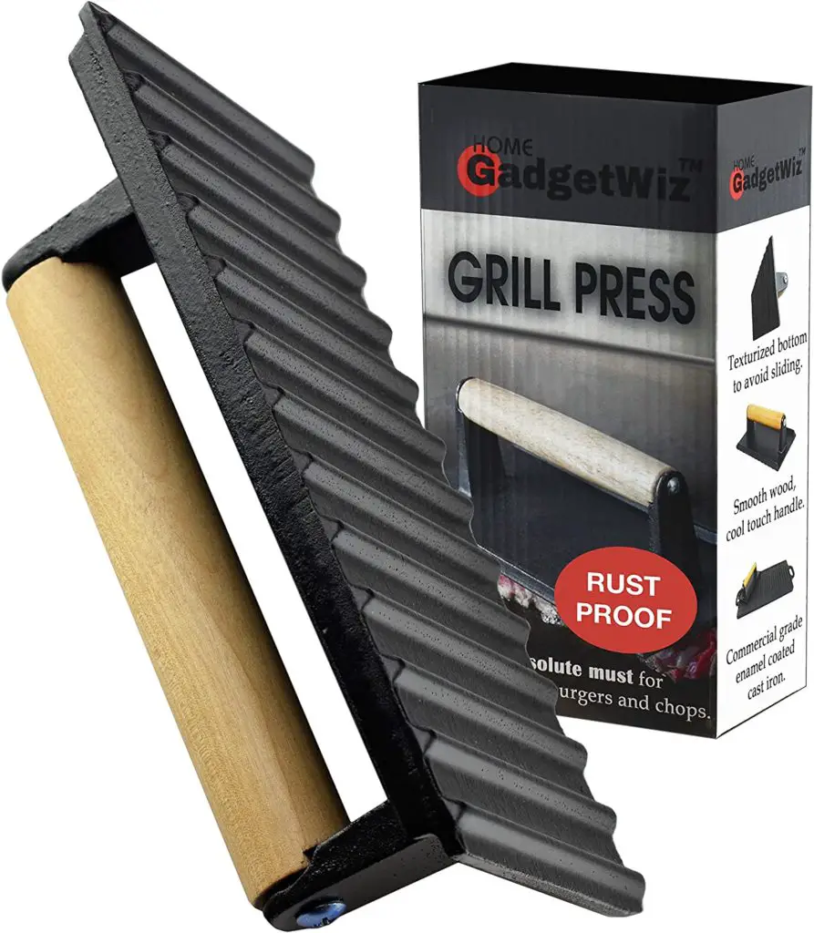 Cast Iron Grill Press- Meat Press- Burger Press- Burger Smasher- Steak