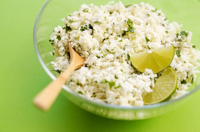 Chipotle Cilantro-Lime Cauliflower Rice Nutrition Facts