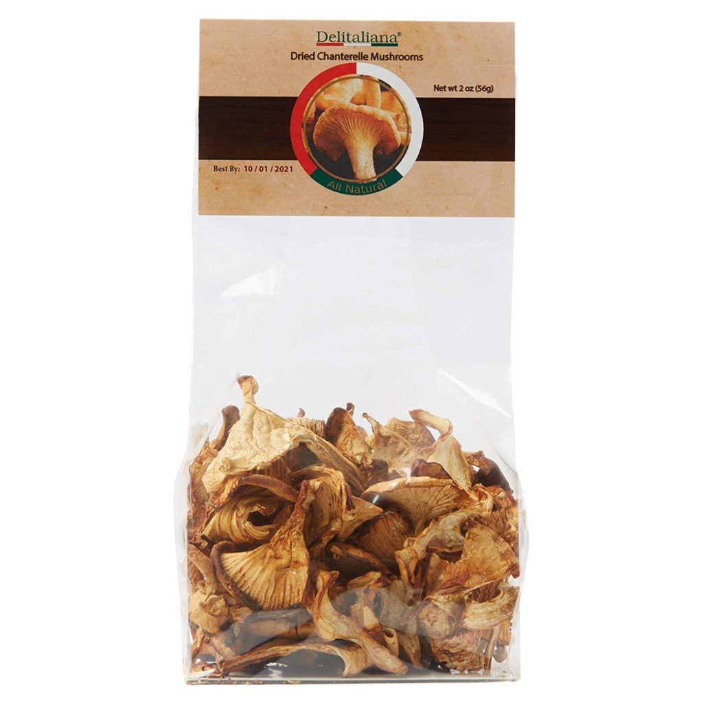 Dried Chanterelle Mushrooms
