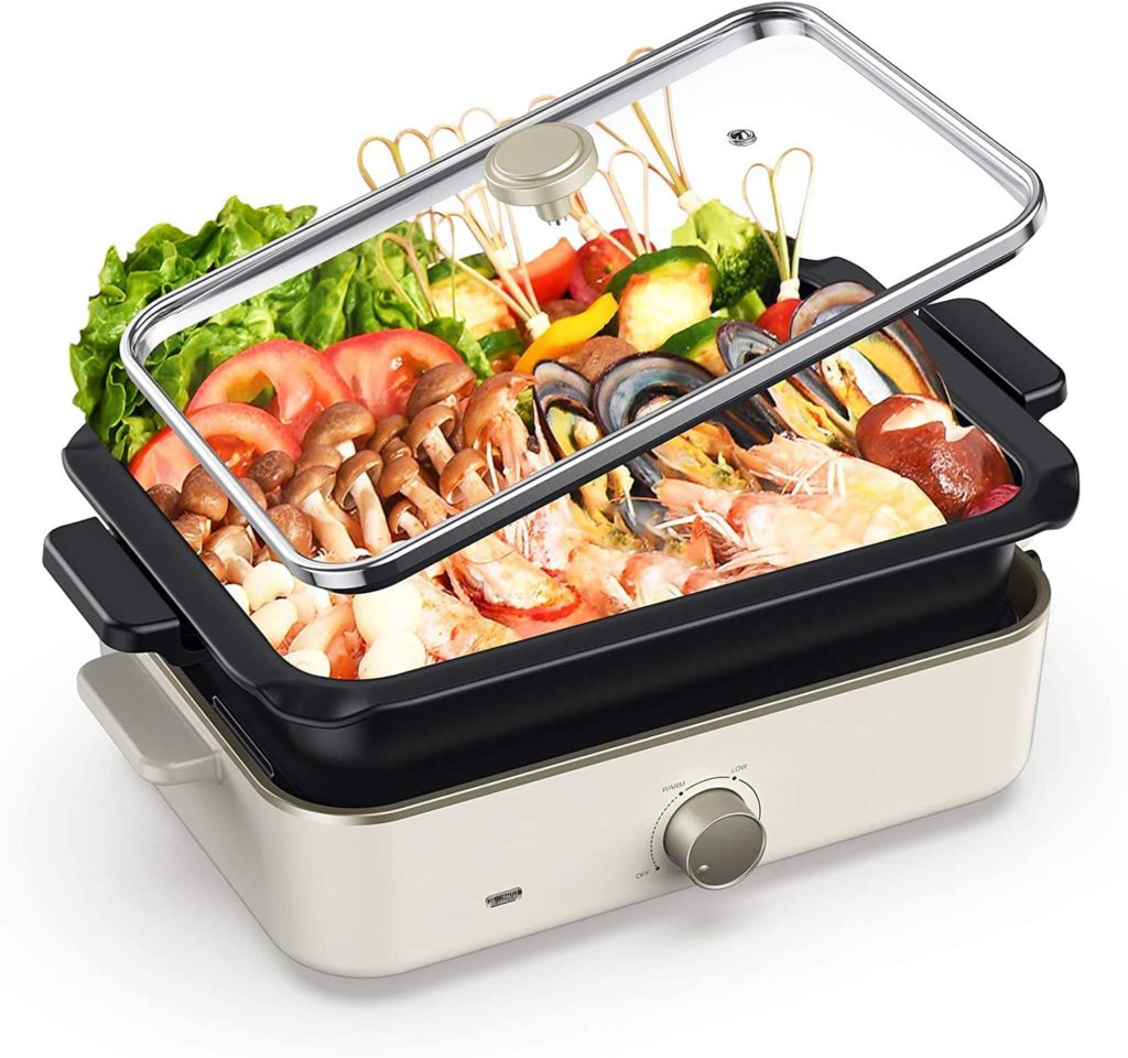 Electric Skillet Grill Combo - Multi-functional