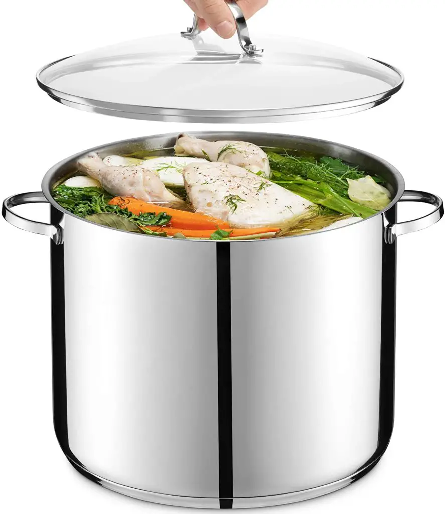 GOURMEX Qt Induction Stockpot Stainless Steel