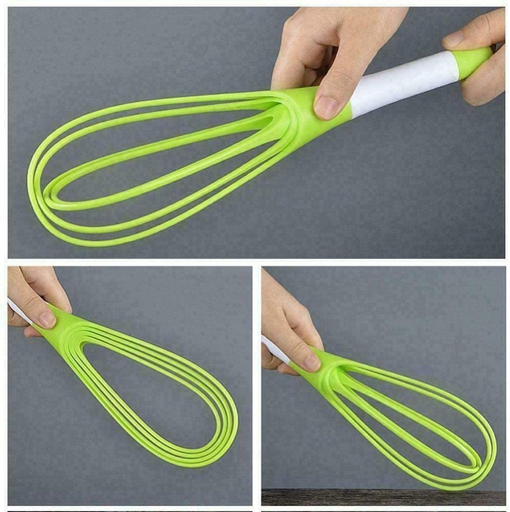 Generic Twist Whisk, 2 in 1 Balloon and Flat Whisk Mixer, Plastic