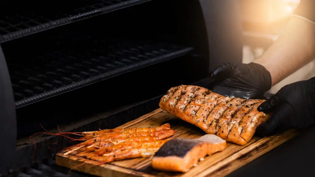 Lobster tail baked in the oven