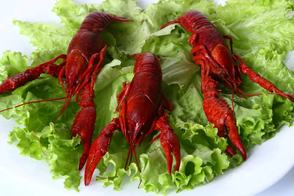 Lobster tails boiled