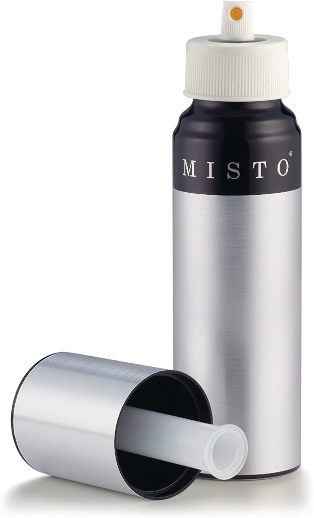 Misto Brushed Aluminum Oil Sprayer, Silver