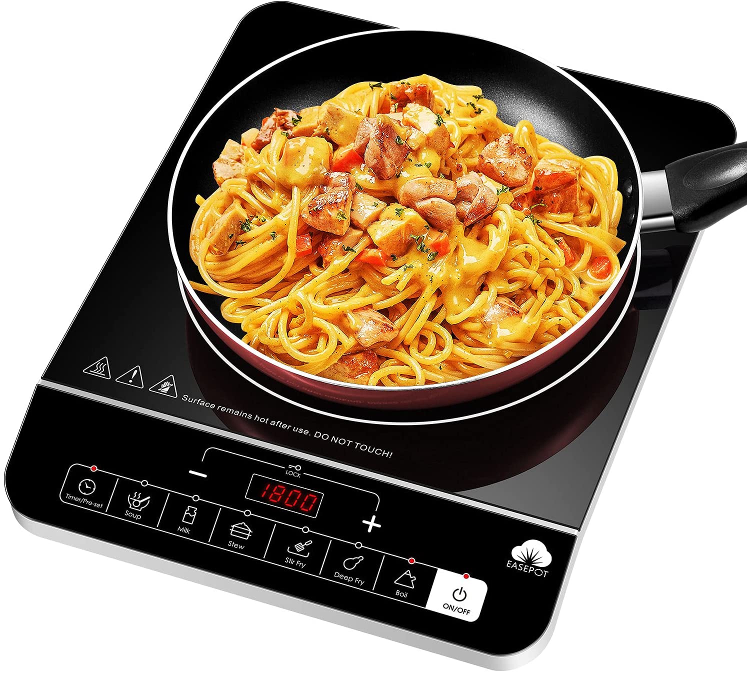 Portable Induction Cooktop Easepot Countertop Induction Burner Electric