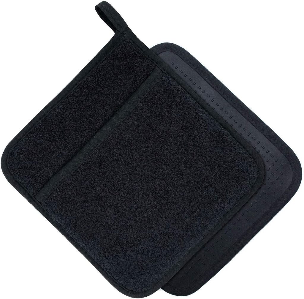 Pot Holder with Pocket 8 X 8.5 Inches Dual-Function Hot Pad