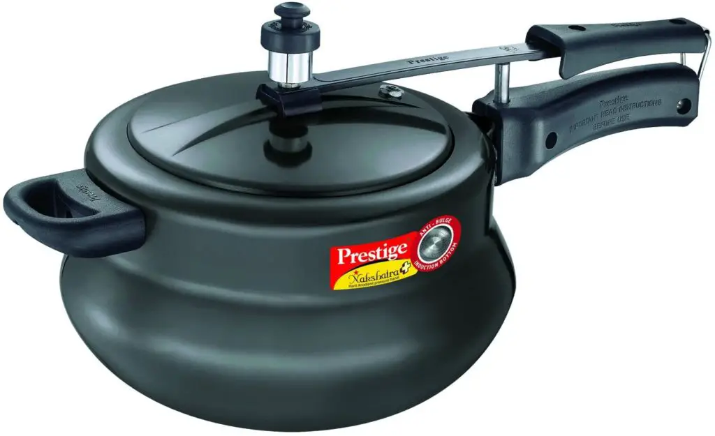 Prestige Nakshatra Plus Hard Anodised Inner Lid Aluminium Pressure Handi,